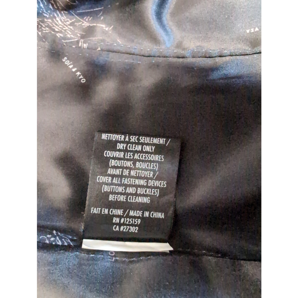 Soia & Kyo Black Shawl Knit Collar Wool Blend Jacket Women Sz S Classic Dressy - Picture 9 of 13